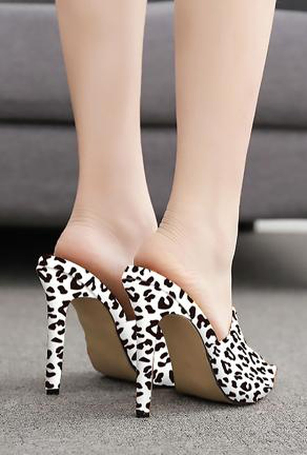 TYRRA - LEOPARD / PVC MULE