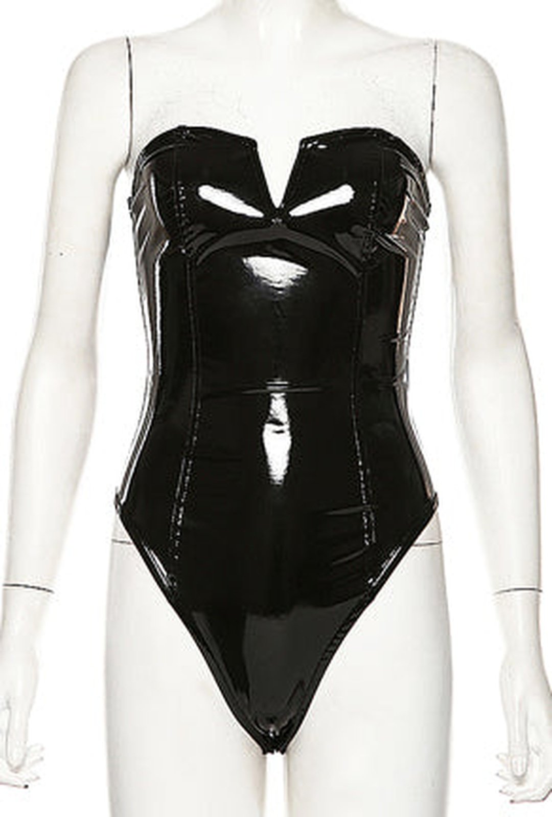 VALERIE - LATEX BUSTIER BODYSUIT