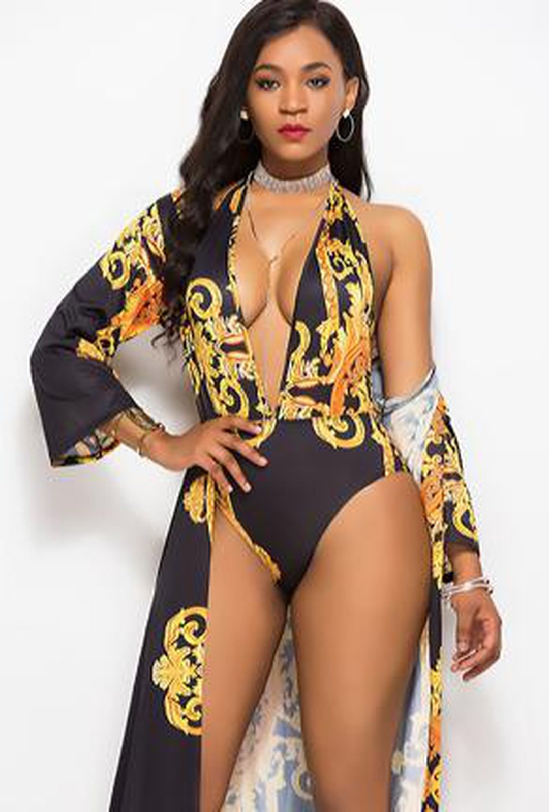 VASSAR - SWIM & ROBE SET