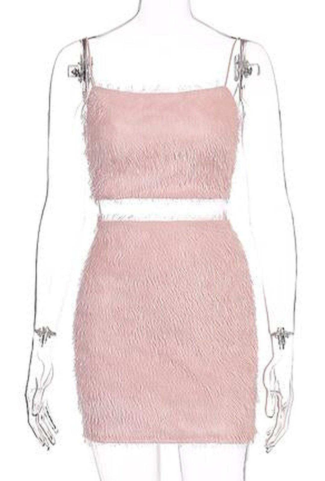 VEGA - FUZZY 2 PIECE DRESS