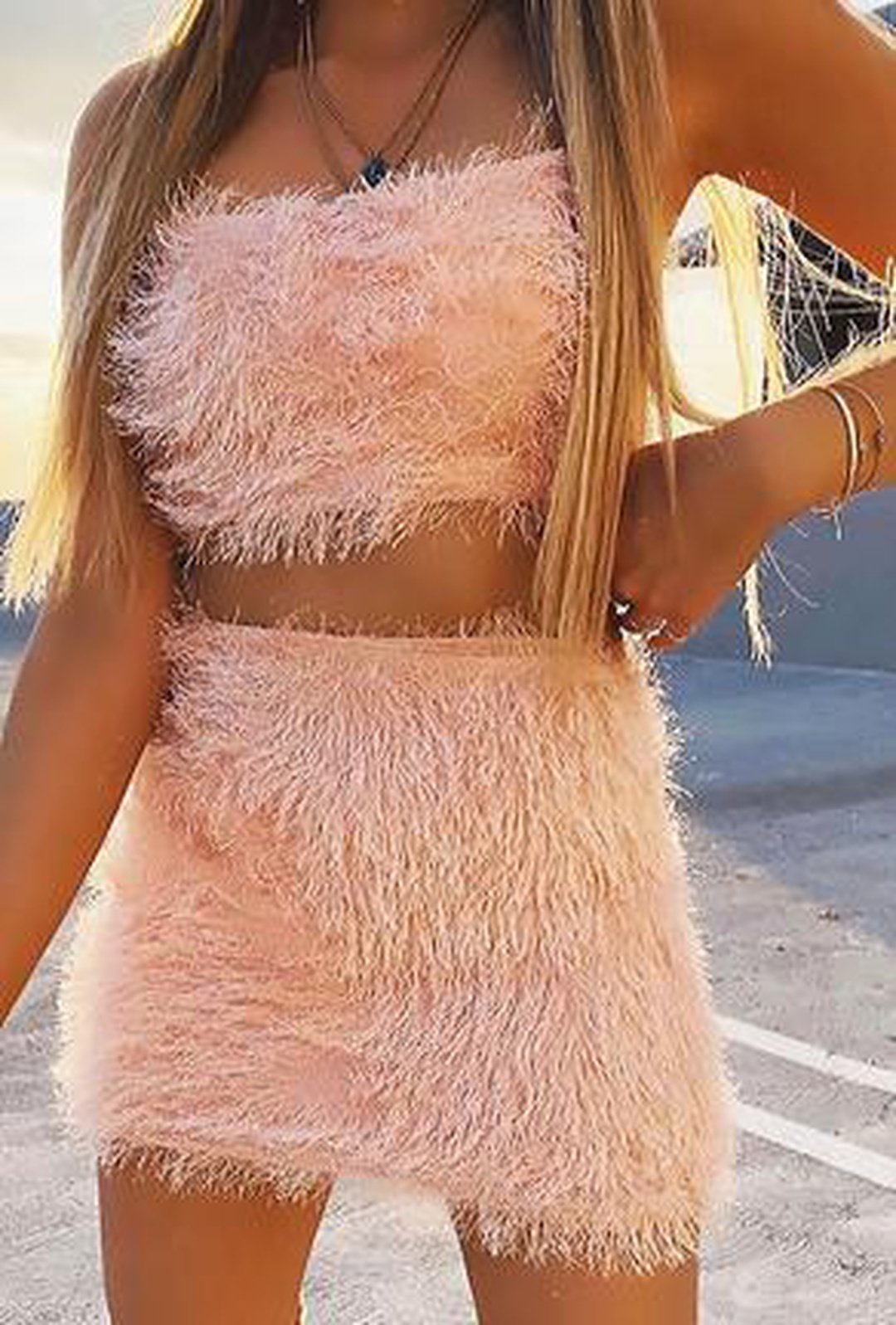 VEGA - FUZZY 2 PIECE DRESS