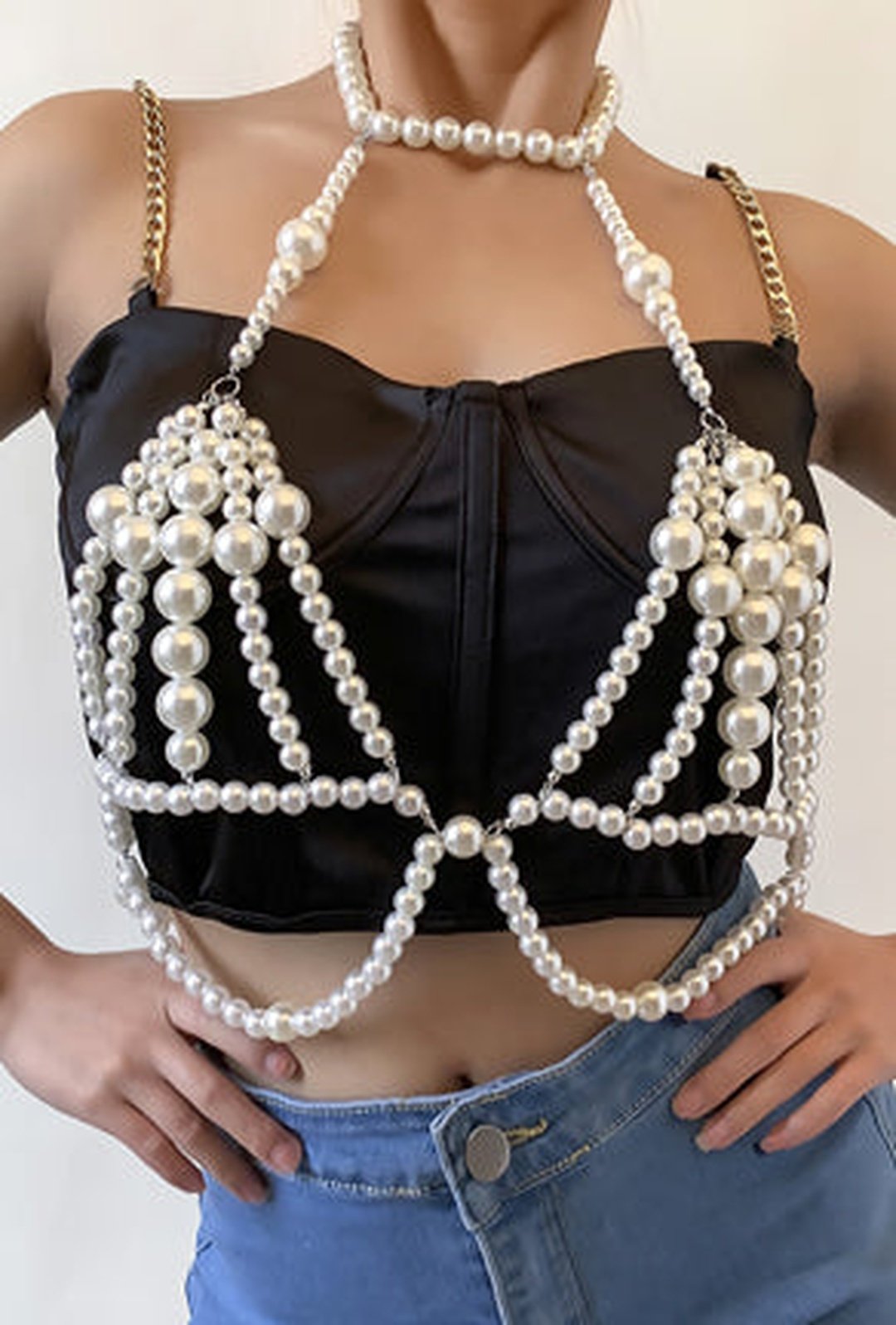 VERONICA - PEARL JEWELRY LINGERIE