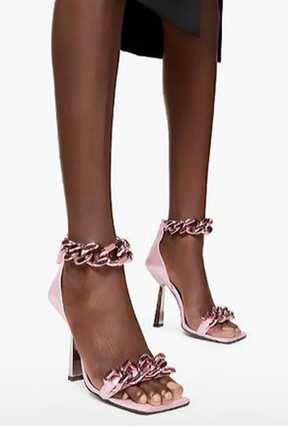 VIGEE - CHUNKY CHAIN SANDALS