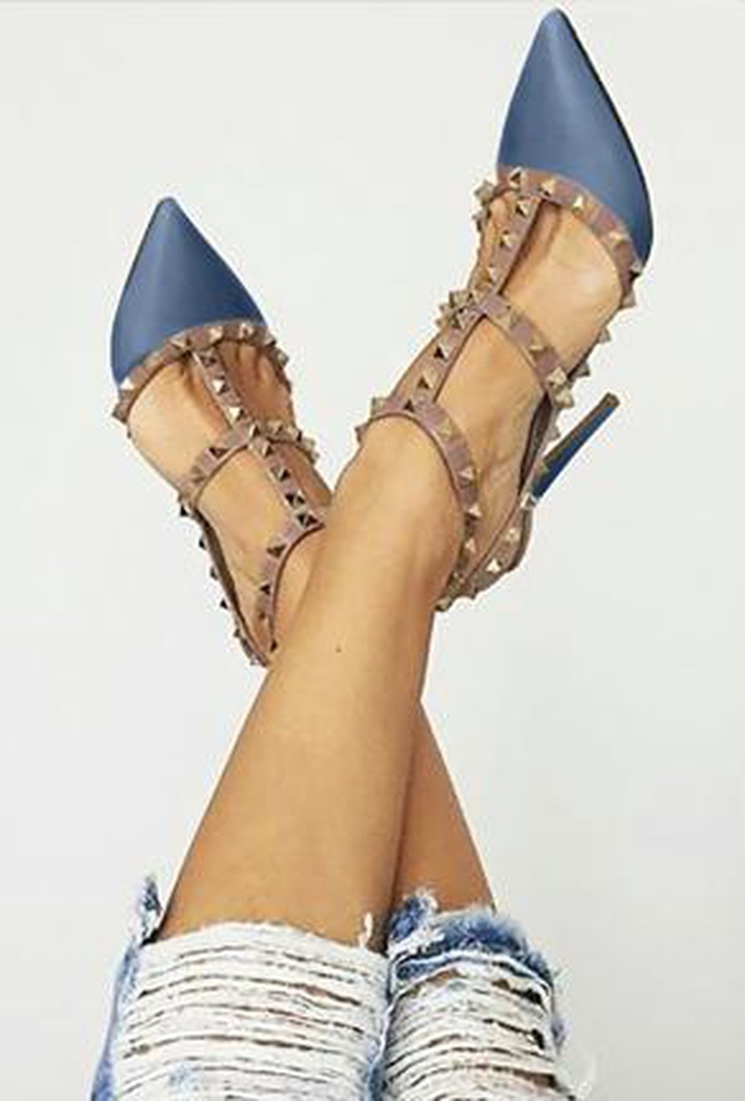 VIERA - STUDROCK PASTEL PUMPS HEELS