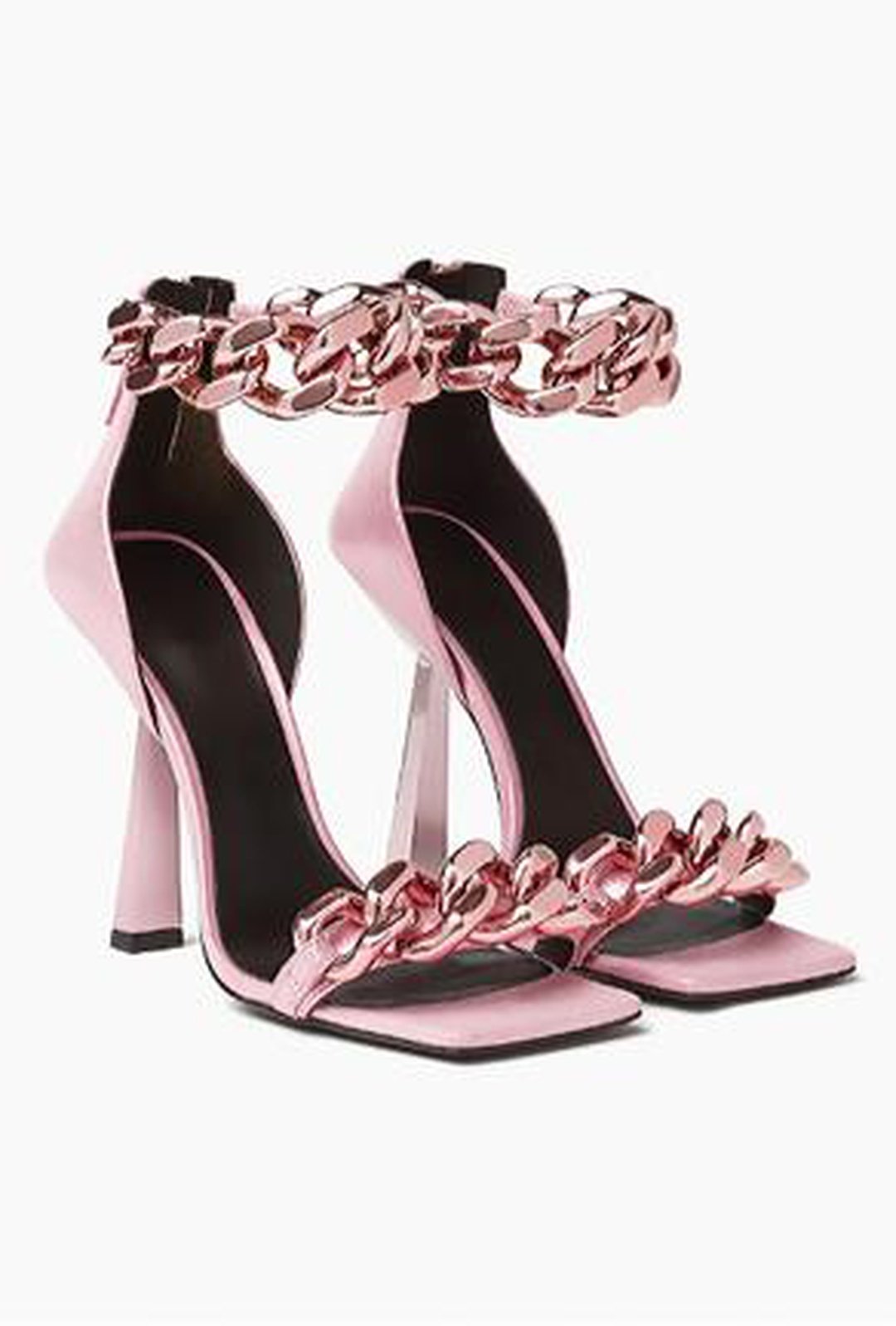 VIGEE - CHUNKY CHAIN SANDALS