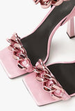 VIGEE - CHUNKY CHAIN SANDALS