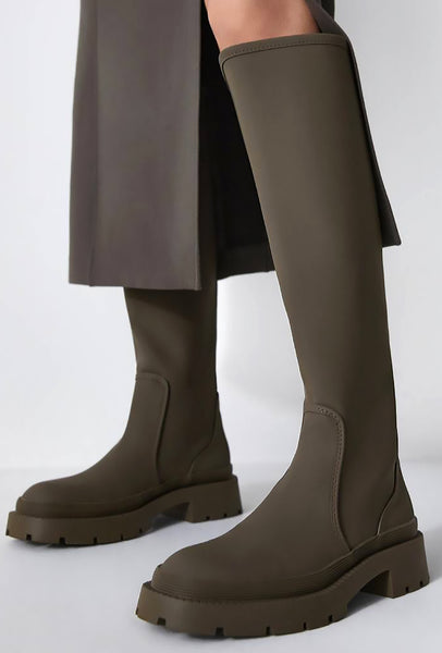 YOKO - RUBBERIZE KNEE BOOTS